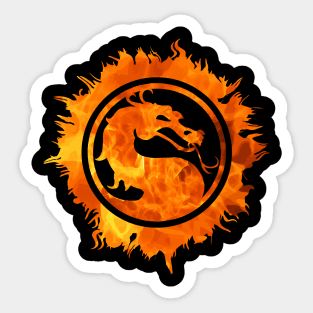 MORTAL KOMBAT IN FIRE Sticker